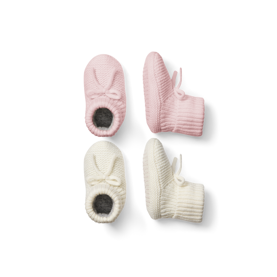 Baby Bow Gripper Slipper 2-Pack - Gentle Off Day Slide