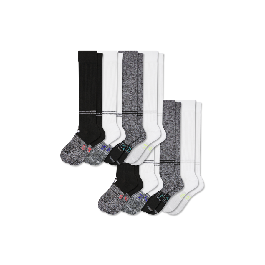 Youth All Sport Knee High Sock 8-Pack - Classic Trail Step