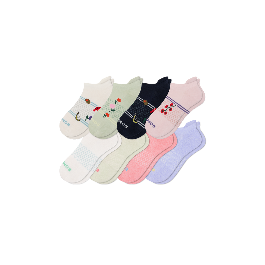 Women's Ankle Sock 8-Pack - Breathable Recovery Support