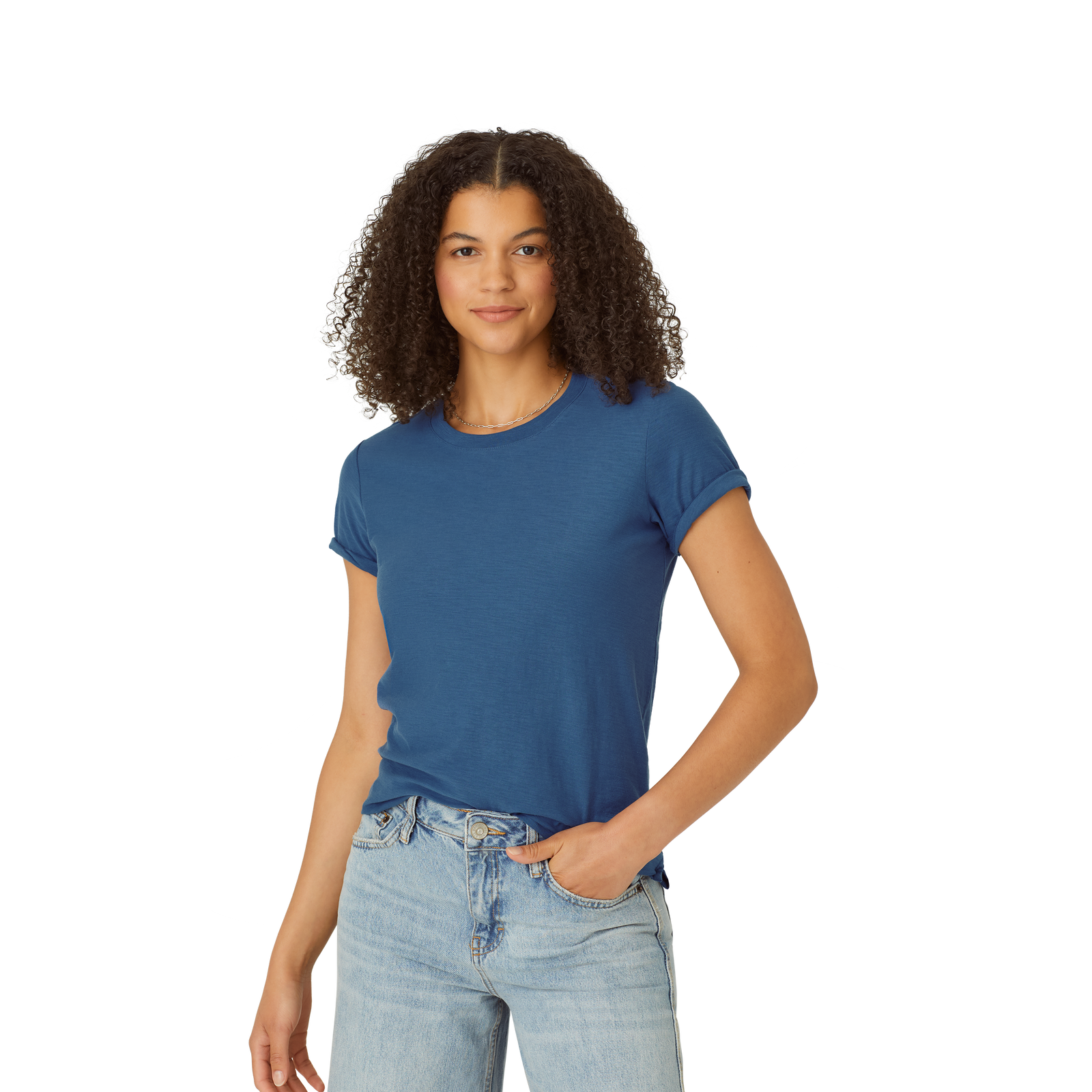 Air Slub Crew Neck T-Shirt Great Lake WO4