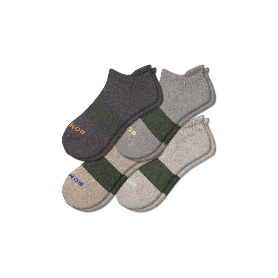 Men's Kind Knit Ankle Sock 4-Pack - Daily Trail Support