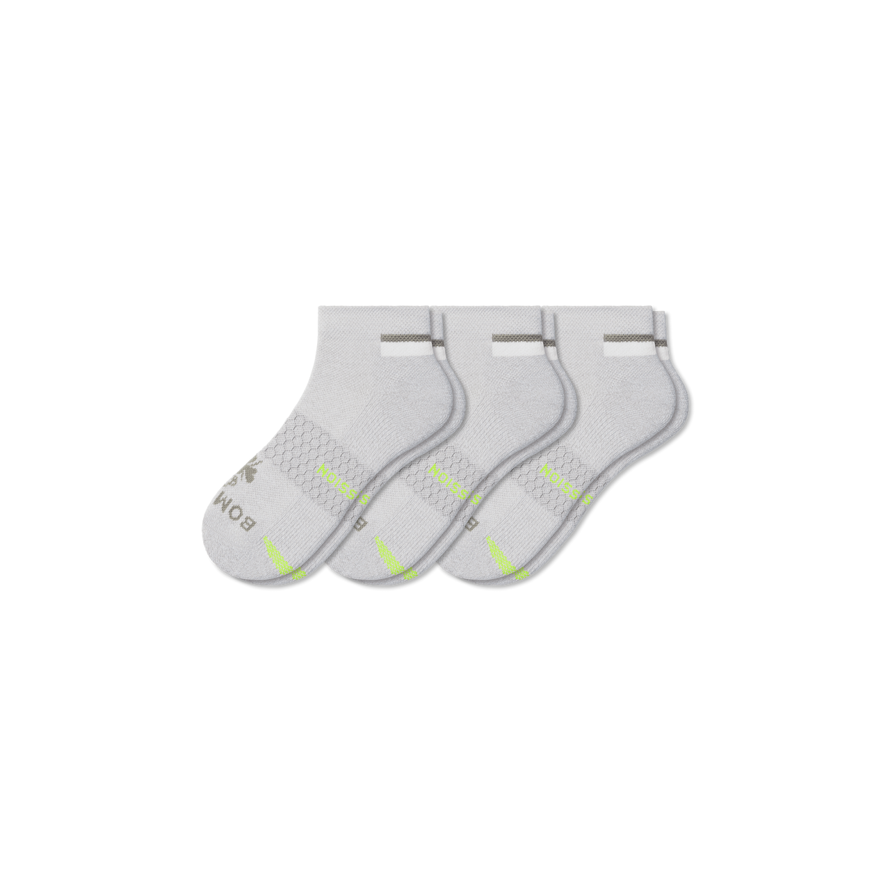 Performance Compression Ankle Socks 3-Pack - grey