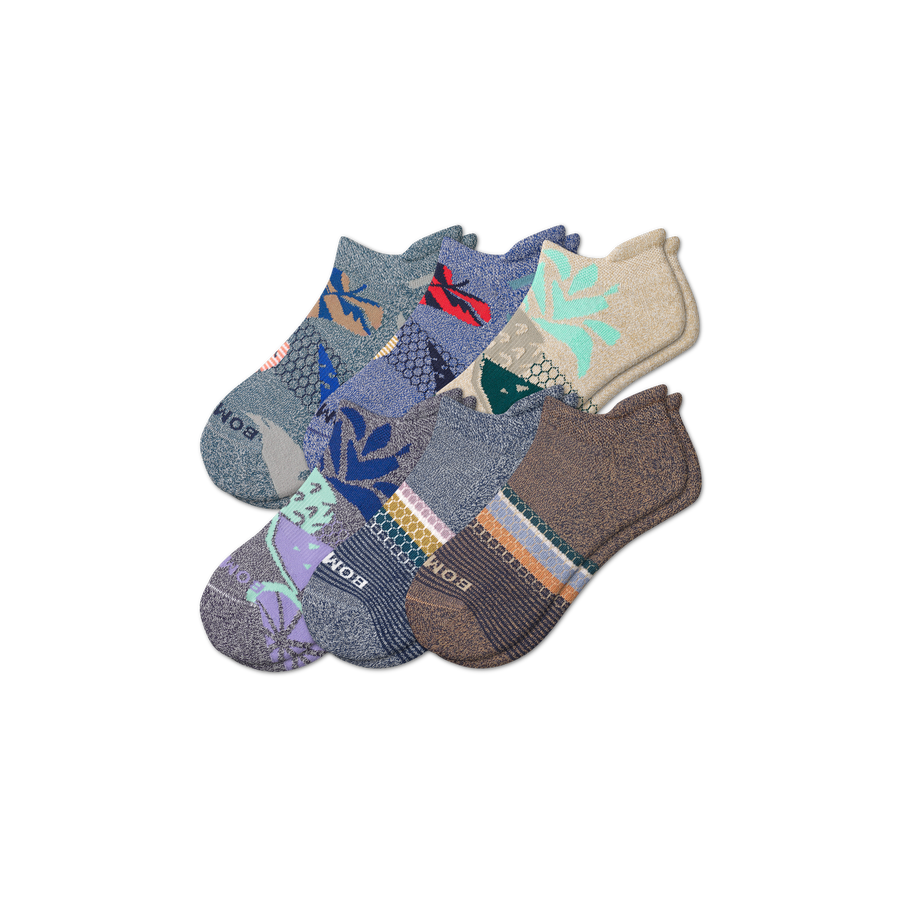 Men’s Tropical Ankle Sock 6-Pack - Light Ankle Rotation