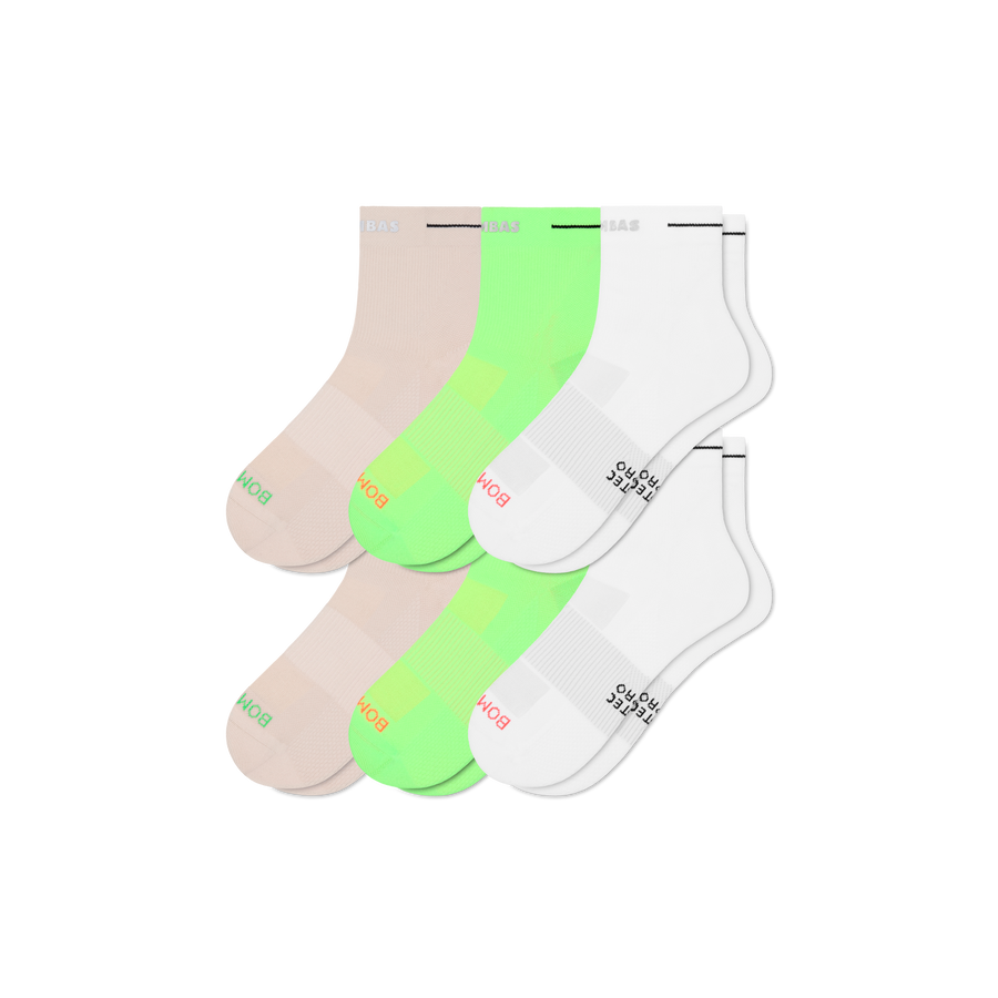Women's RunPro Quarter Sock 6-Pack - Weekend Crew Wear