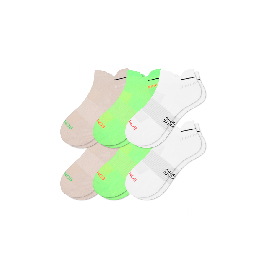 Women's RunPro Ankle Sock 6-Pack - Cozy Office Step