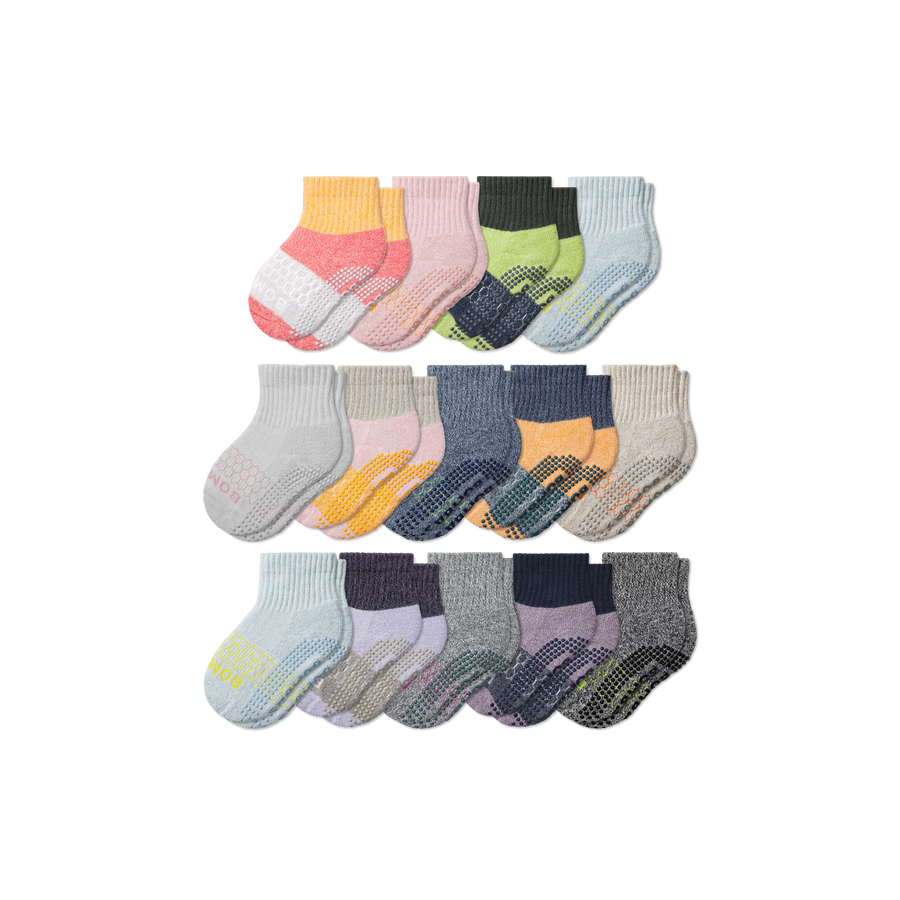 Toddler Week of Bombas Gripper Calf Sock 14-Pack - Active Everyday Wear
