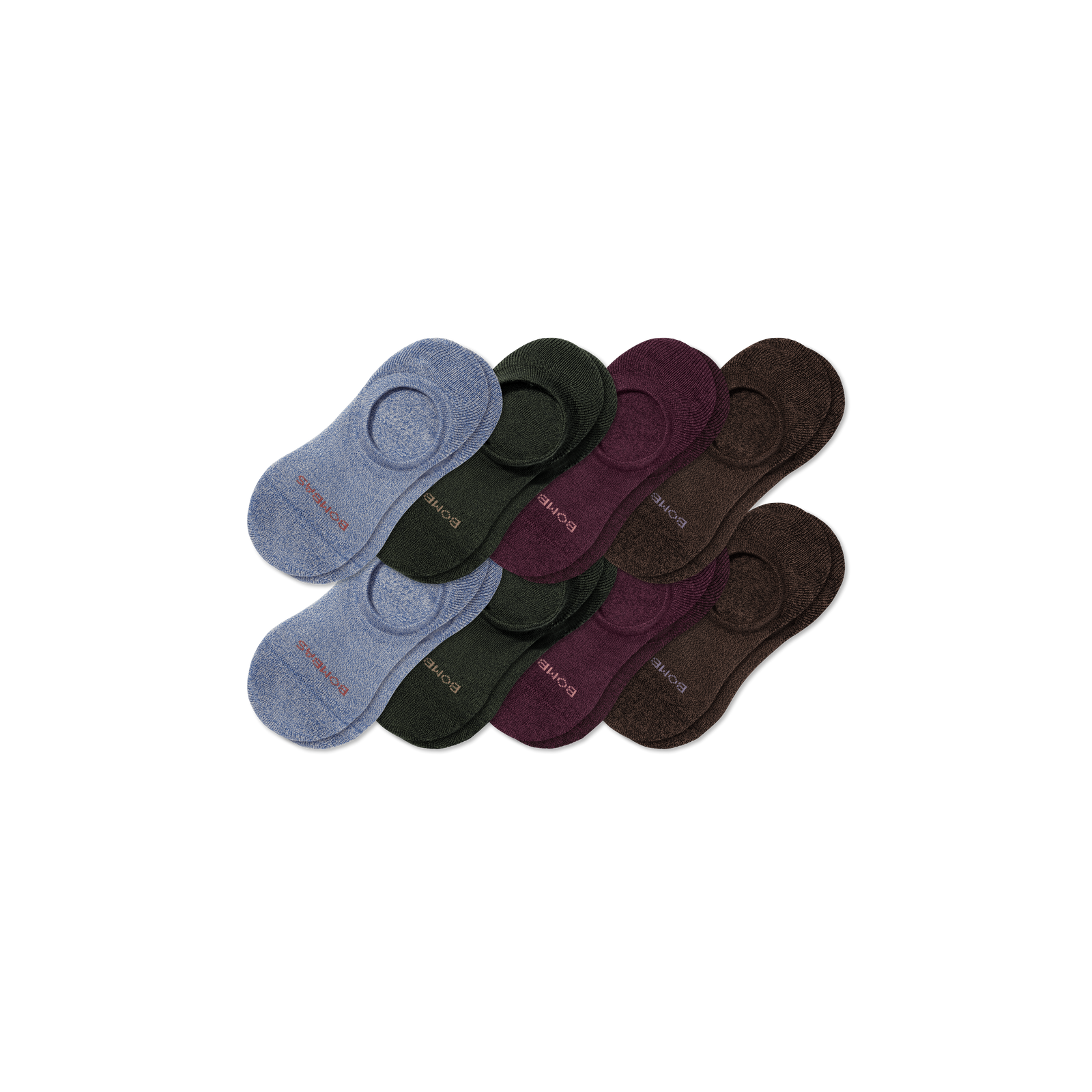 Cushioned No Show Sock 8-Pack - Marls Mix L