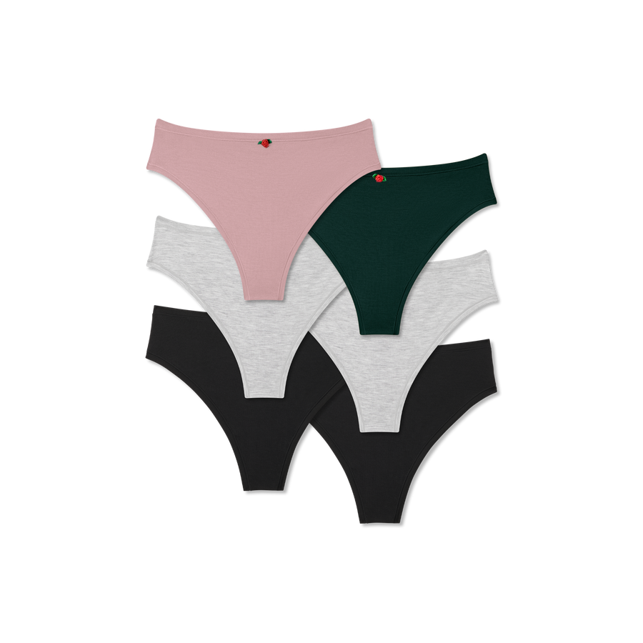 Women's Super Soft Thong 6-Pack - Smooth Edge