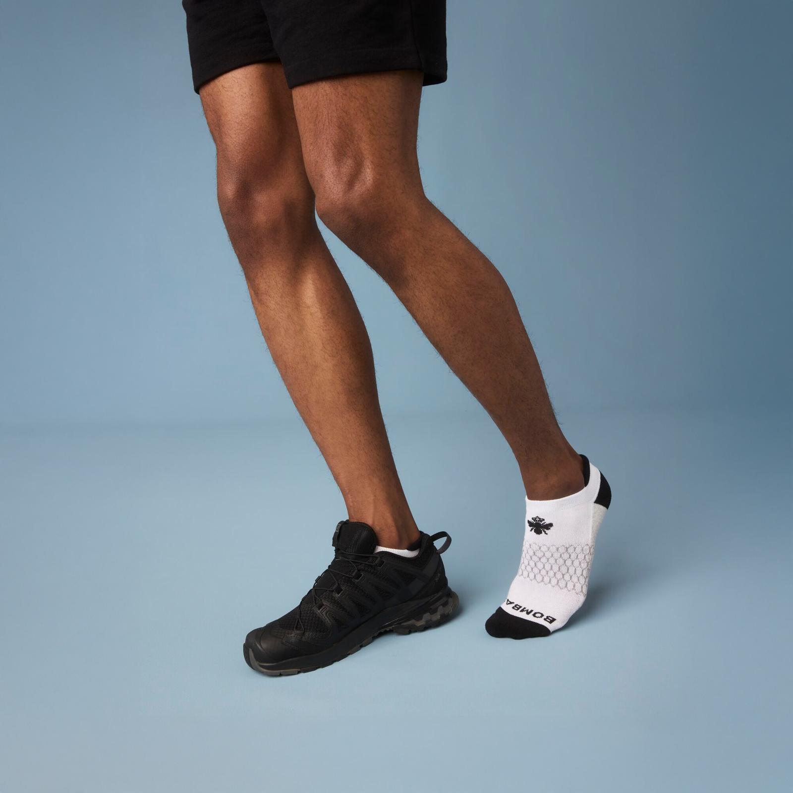 Men's Originals Ankle Socks - Black White [LIFESTYLE] [3412]