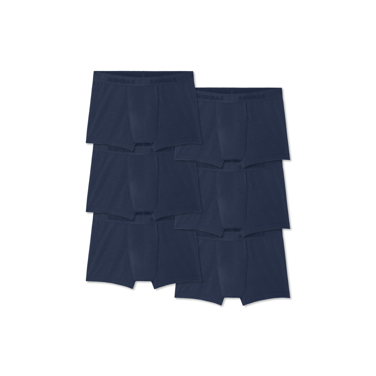 Men's Cotton Modal Blend Trunk 6-Pack - Midnight Navy