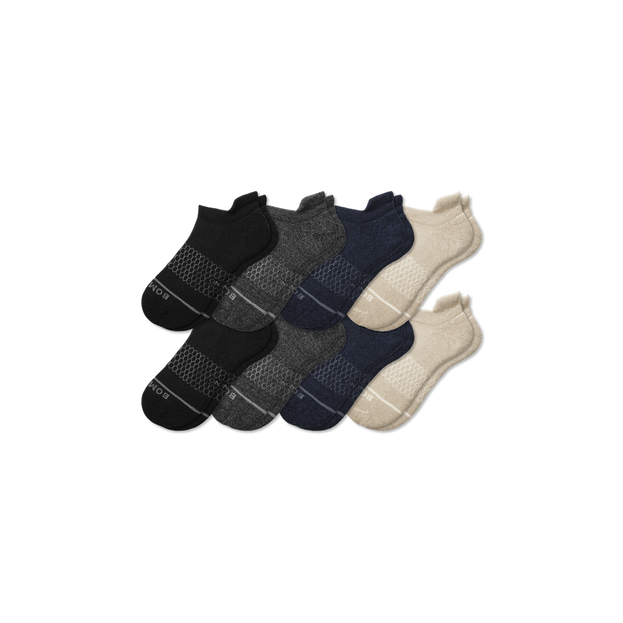 Men's Merino Wool Blend Ankle Sock 8-Pack - Run Crew Step