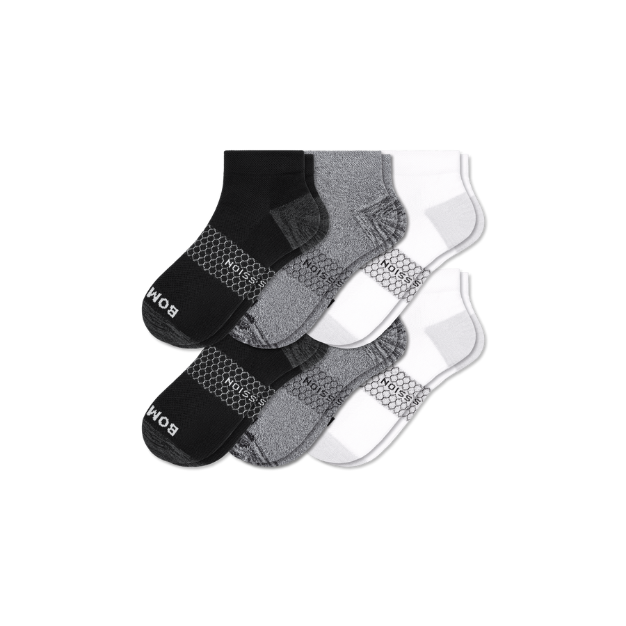 Men's Everyday Compression Ankle Sock 6-Pack - Run Motion Relief