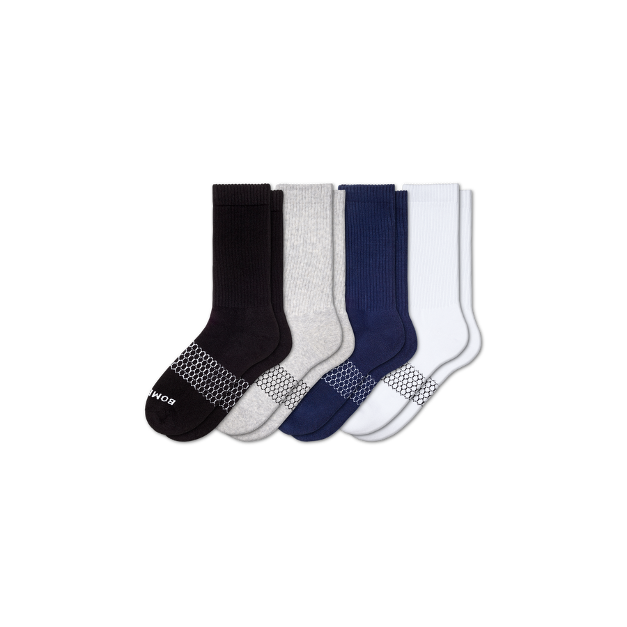 Men's Solids Calf Sock 4-Pack - Fresh Run Pair