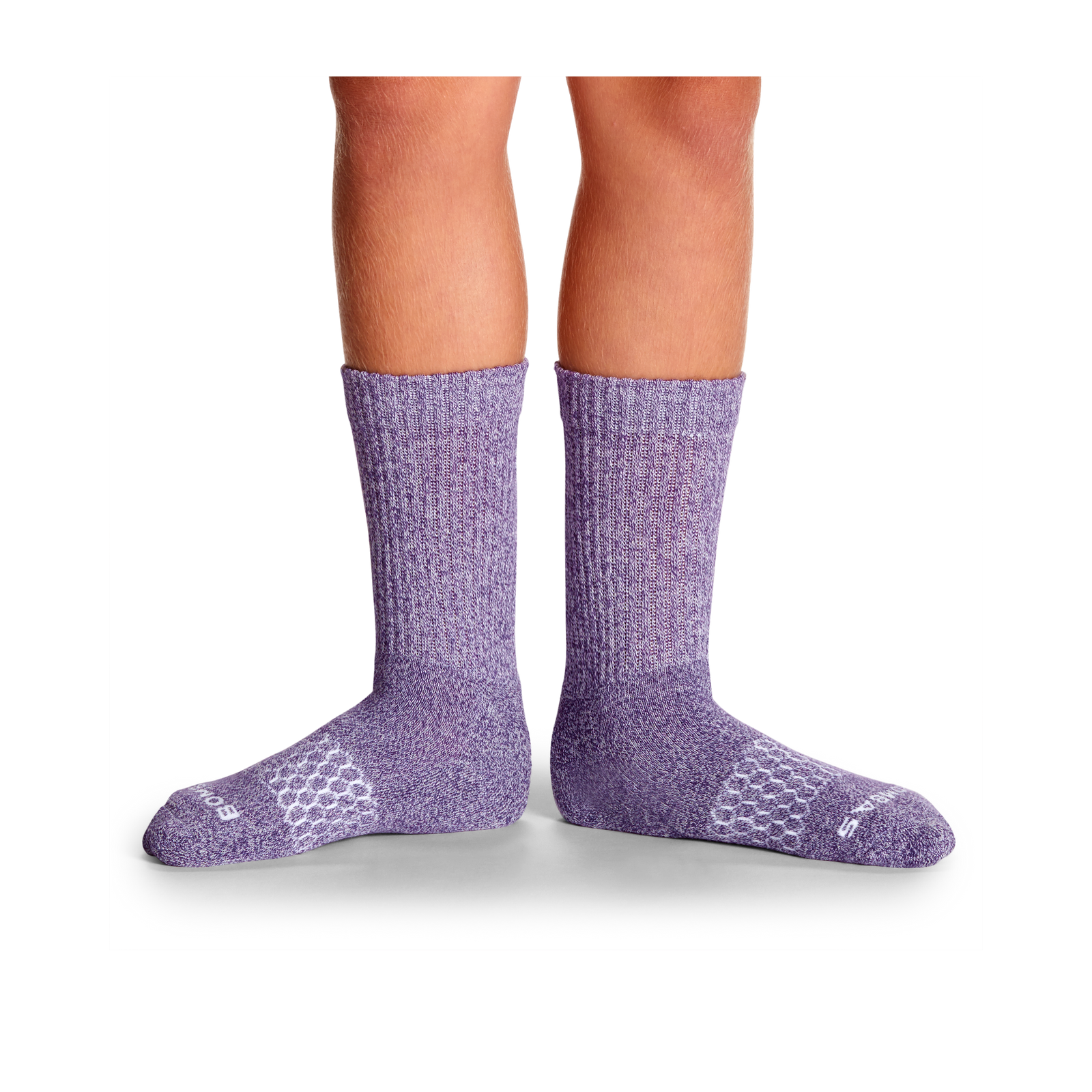 Youth Marl Calf Sock 4-Pack - mixed-pastel - 7