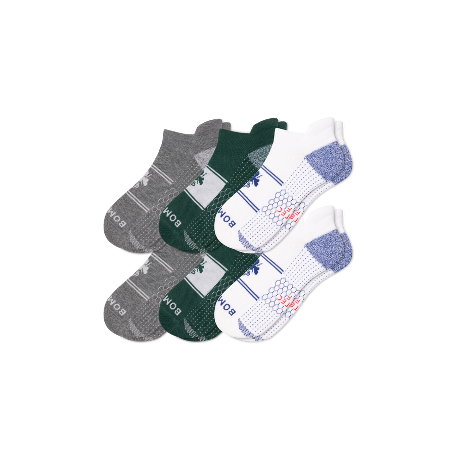 Men's Golf Ankle Sock 6-Pack - Daily Court Rotation