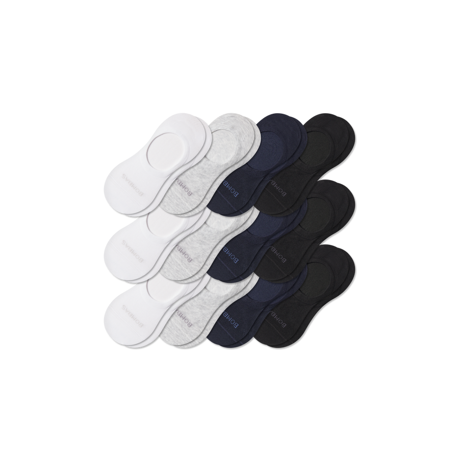 Men's Lightweight No Show Sock 12-Pack - Breathable No Show Rotation