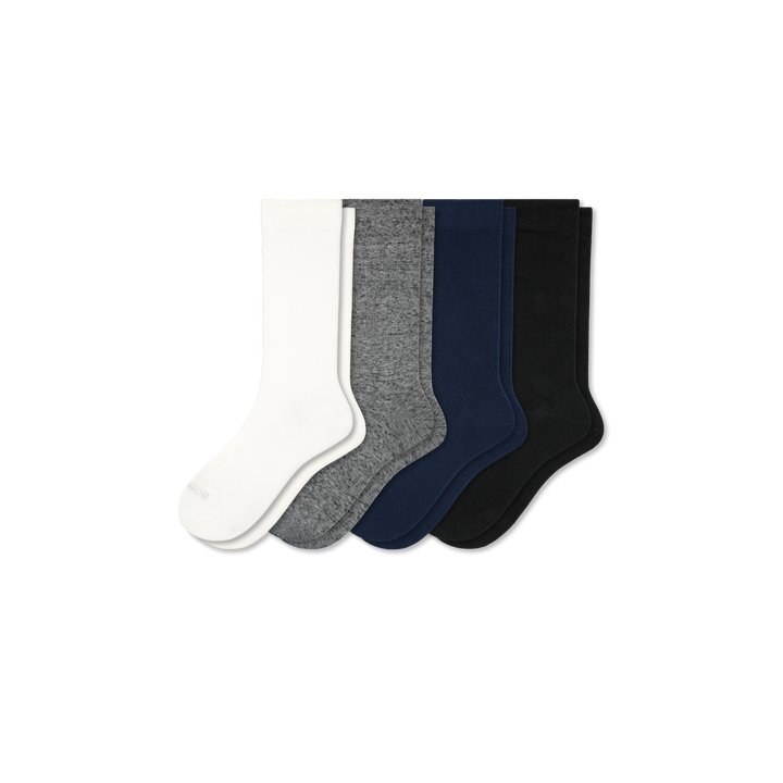 Women's Lightweight Calf Sock 4-Pack - Multi L [8991]