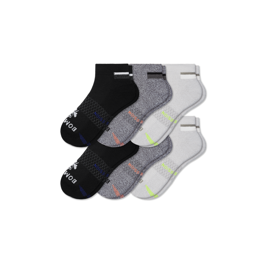 Men's Performance Compression Ankle Sock 6-Pack - Court Daily Support