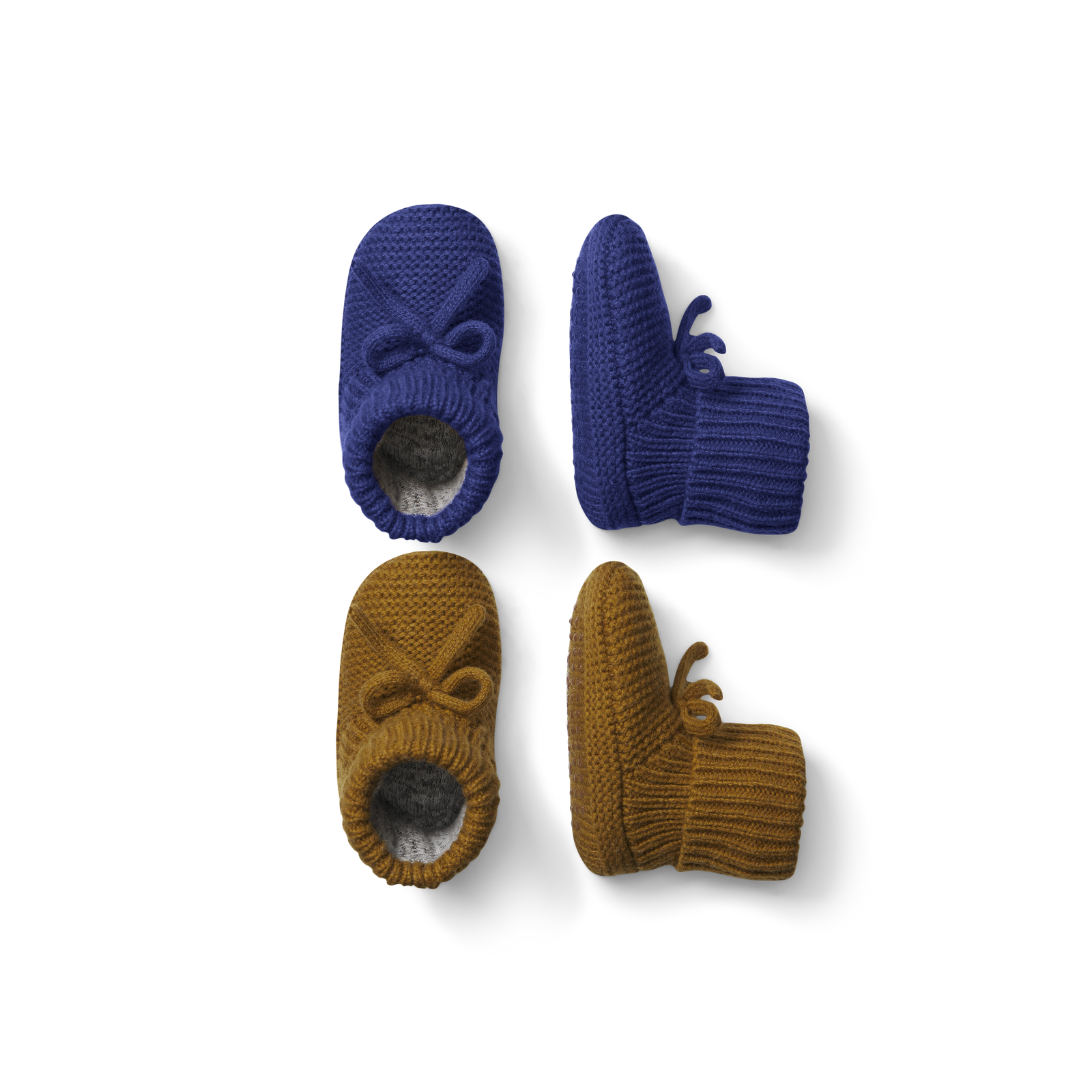 Baby Bow Gripper Slipper 2-Pack - Night Bloom x Desert Khaki / 6-12 L