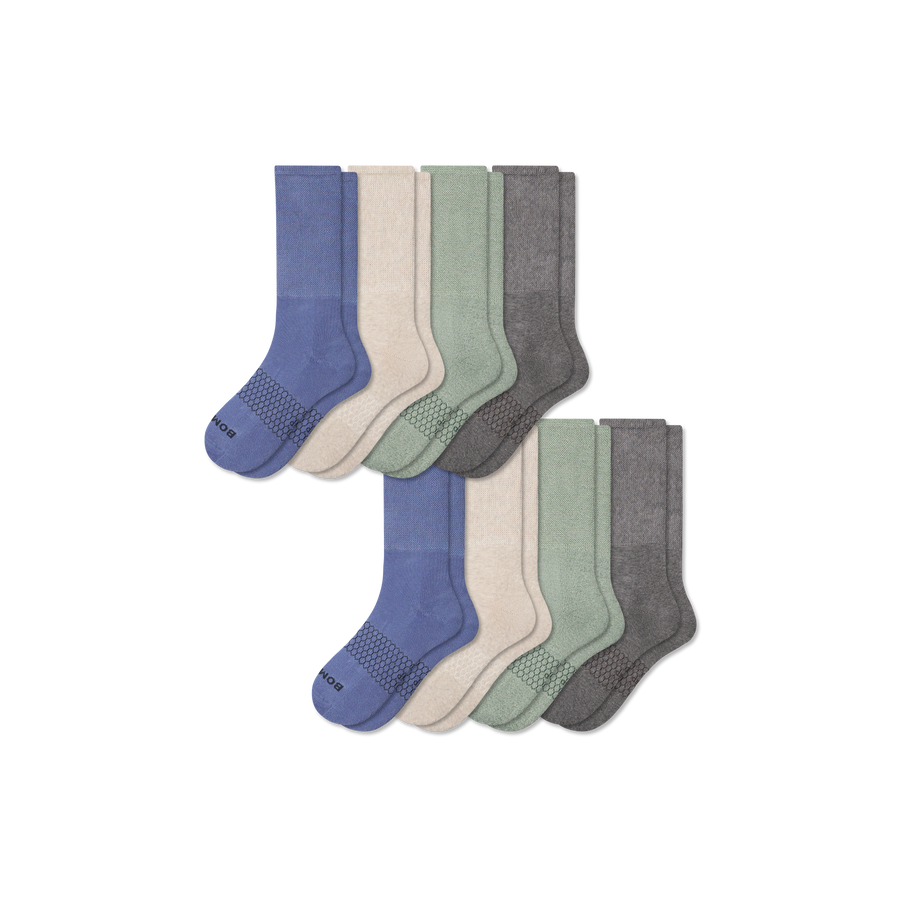 Women's Wide Calf Sock 8-Pack - Trail Court Rotation