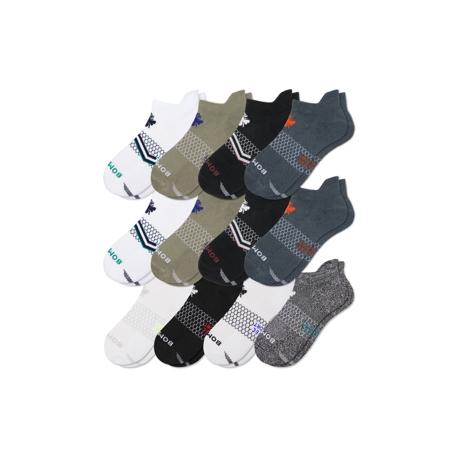 Men's All Sport Ankle Sock 12-Pack - Comfort Everyday Fit