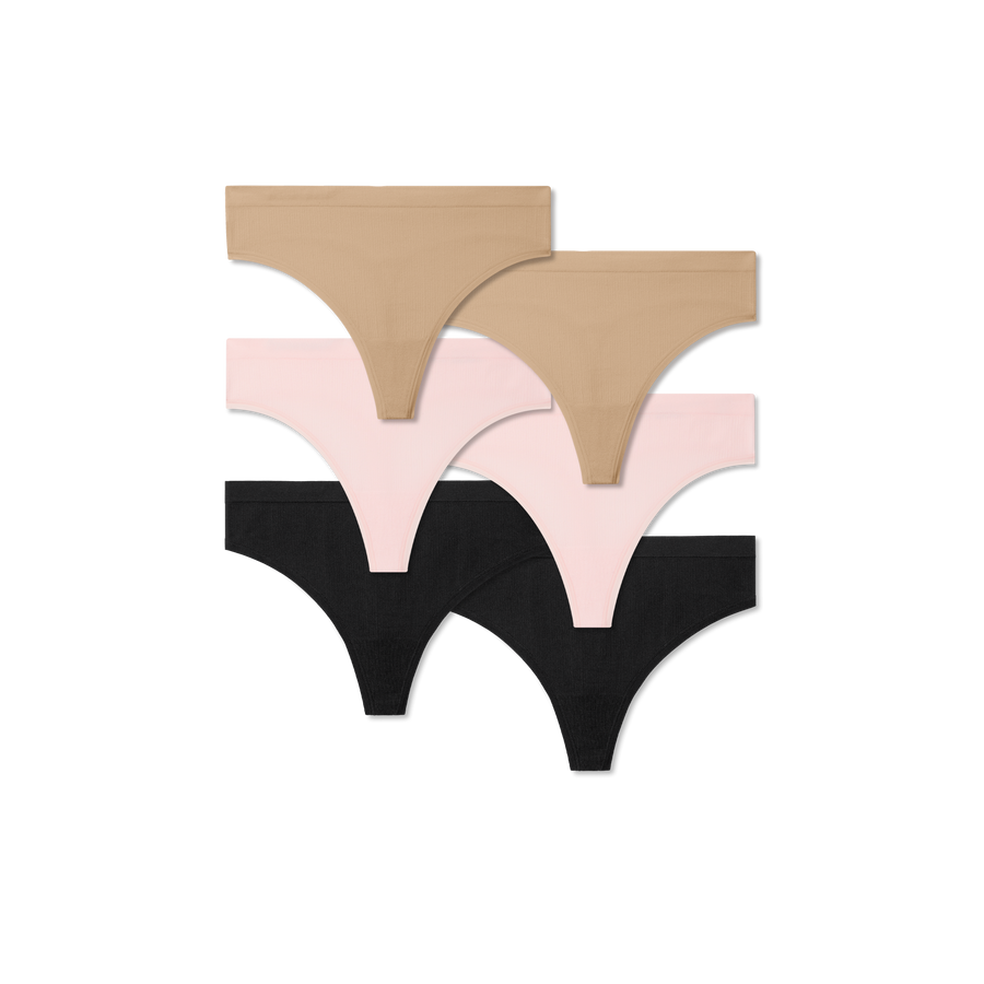 Women's Seamless Thong 6-Pack - Modal Ease