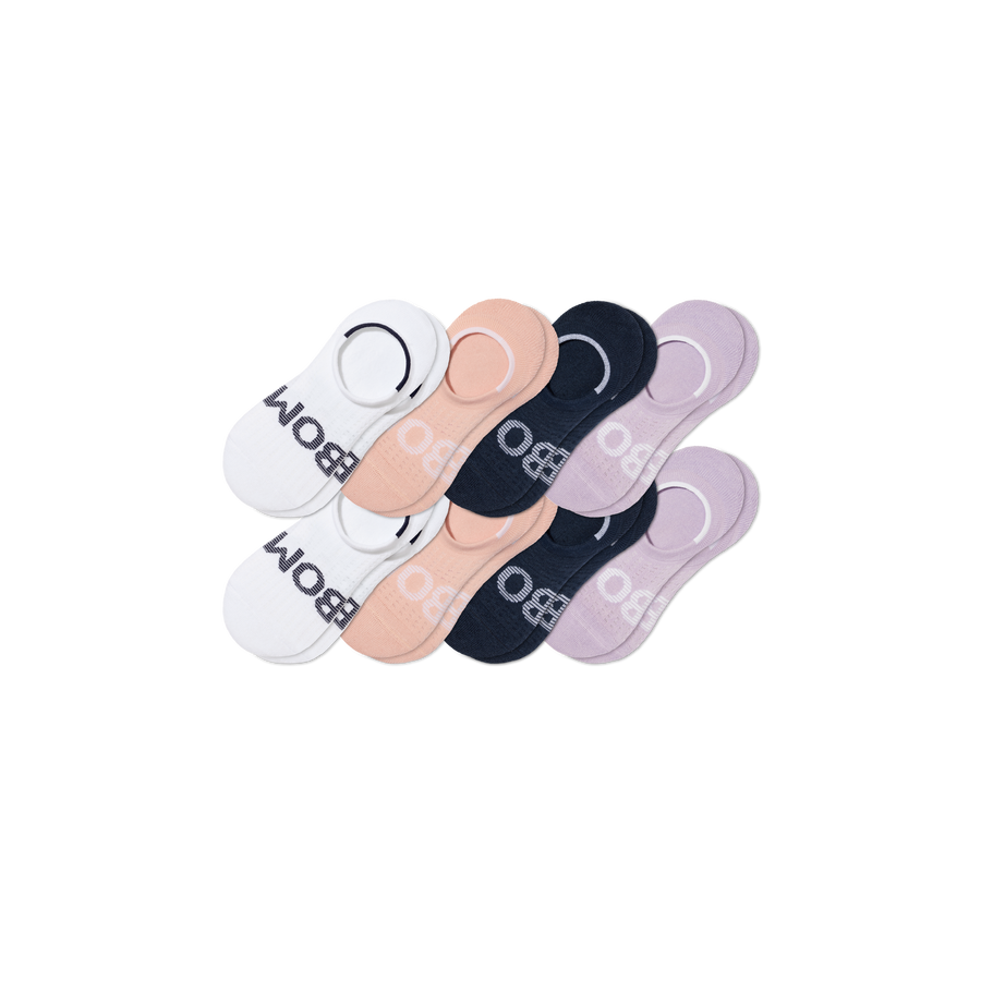 Women's All Sport Cushioned No Show Sock 8-Pack - Everyday Court Rotation