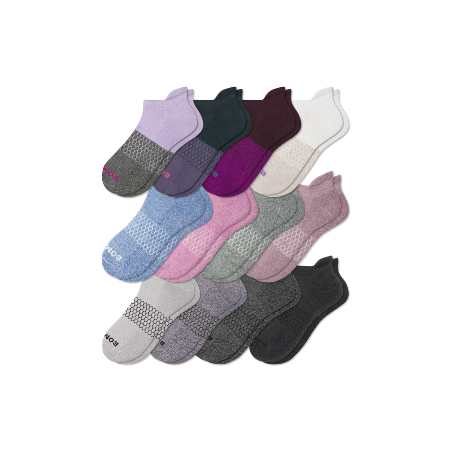 Women's Marl Ankle Sock 12-Pack - Studio No Show Move