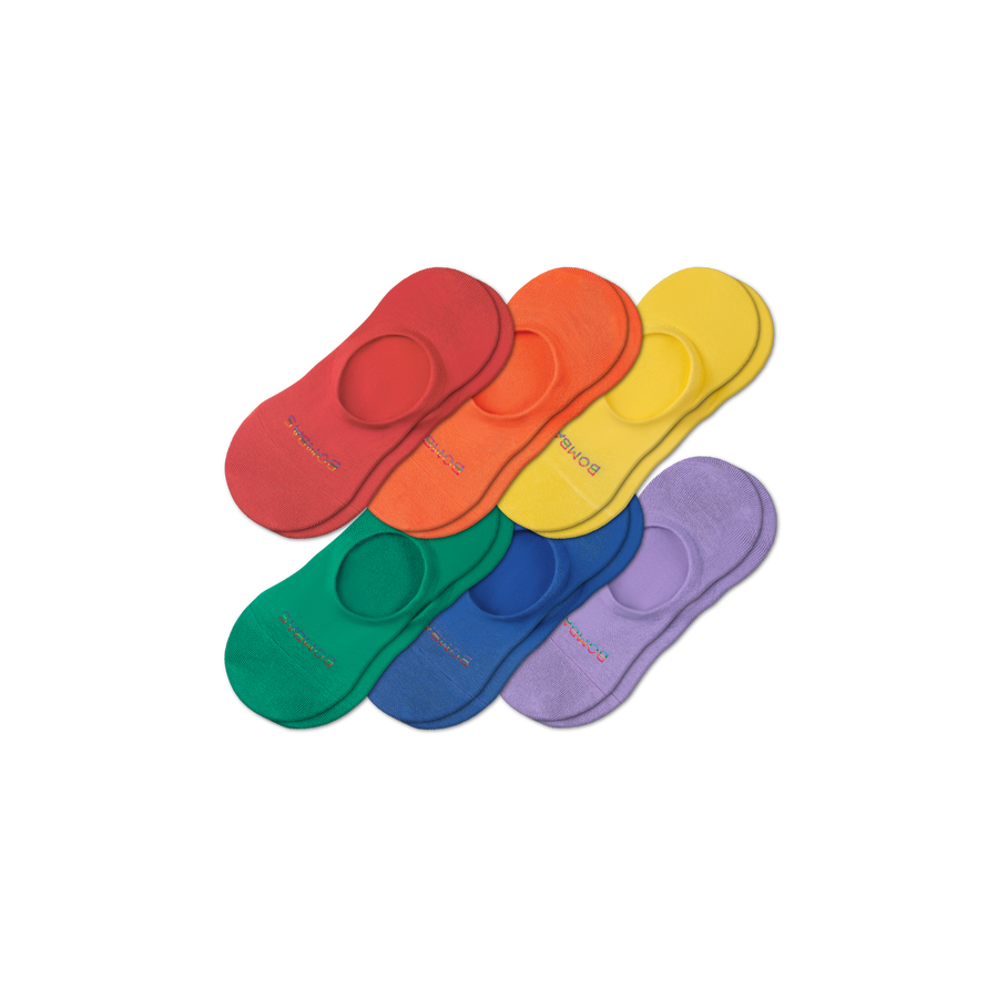 Pride Lightweight No Show Sock 6-Pack - Easy Lounge Step