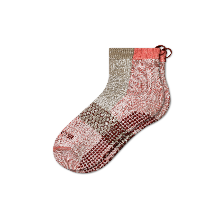 Women's Merino Wool Blend Gripper House Socks - Classic Run Wear