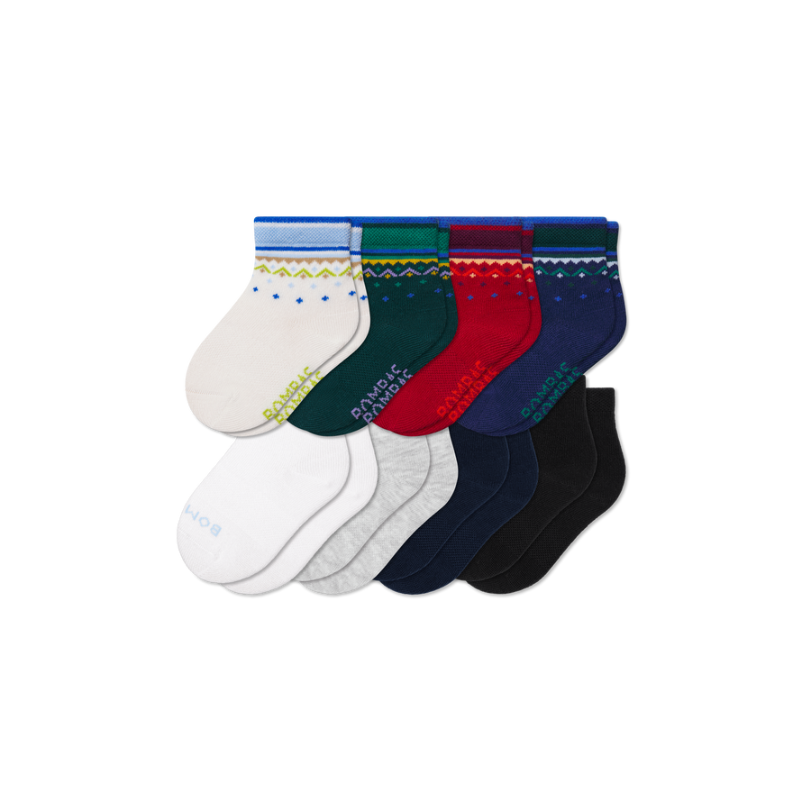 Toddler Lightweight Calf Sock 8-Pack - Fresh No Show Wear