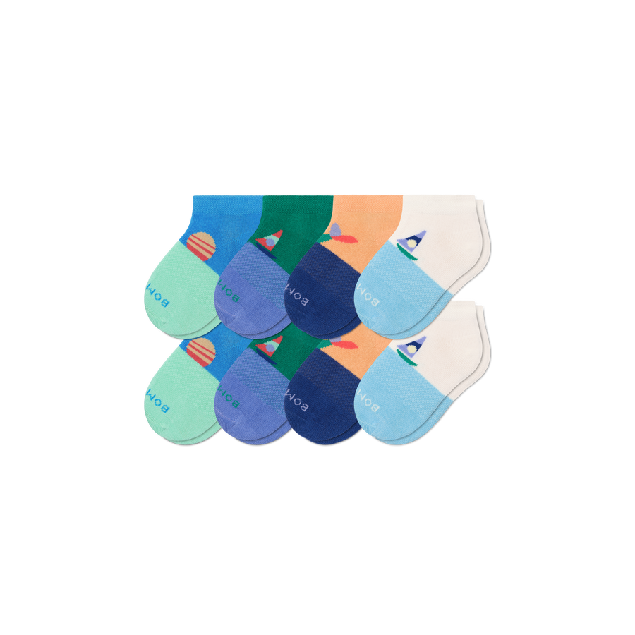 Toddler Lightweight Ankle Sock 8-Pack - Cozy Studio Support