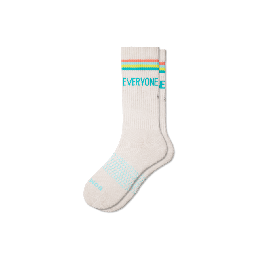 Bombas x Ruth Ellis Center Pride Calf Socks - Smooth Lounge Pair