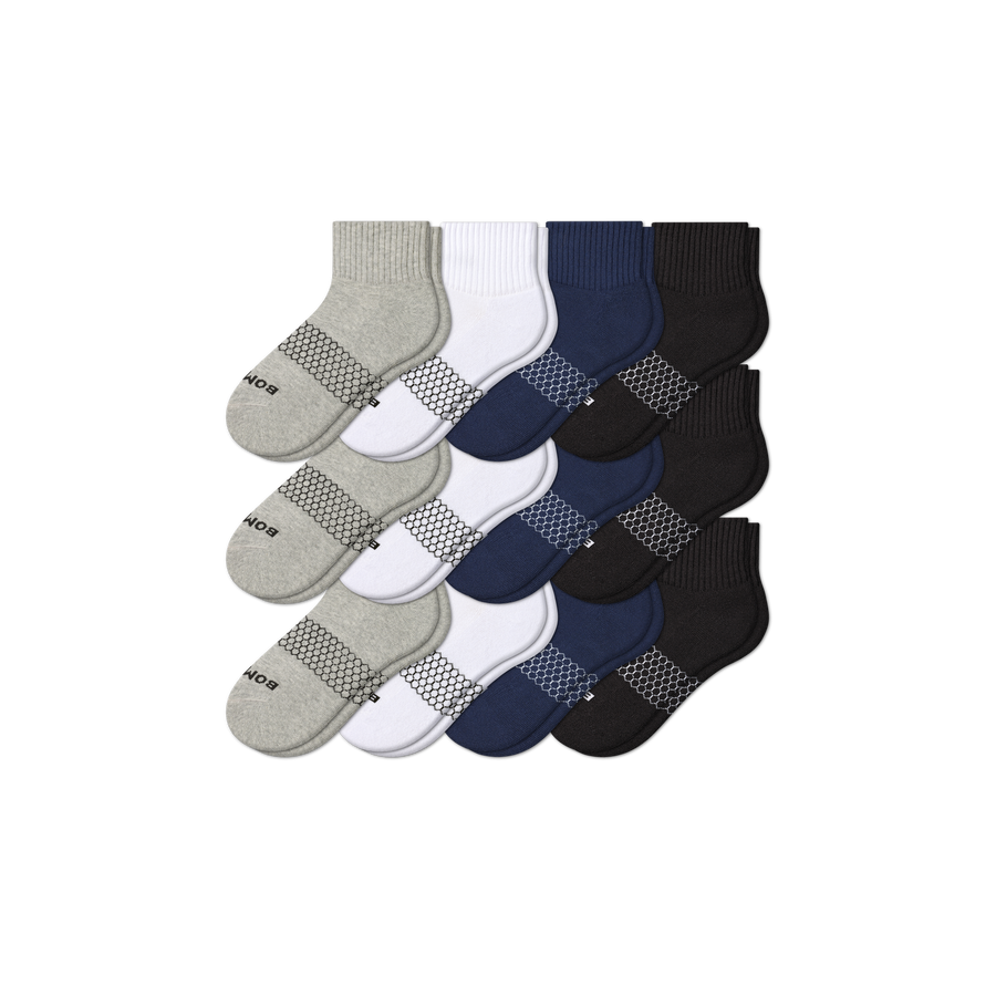 Men's Quarter Sock 12-Pack - Soft Hike Step