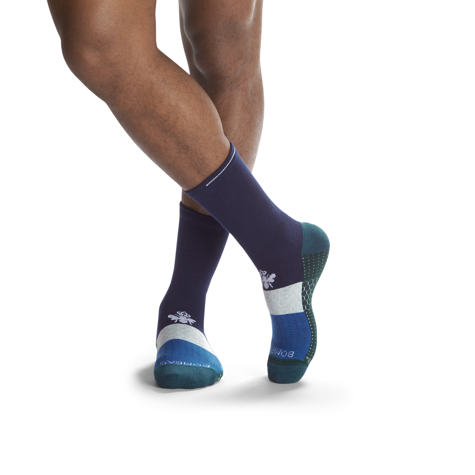 Men's Golf Calf Sock 3-Pack - vintage-blue-mix - 31