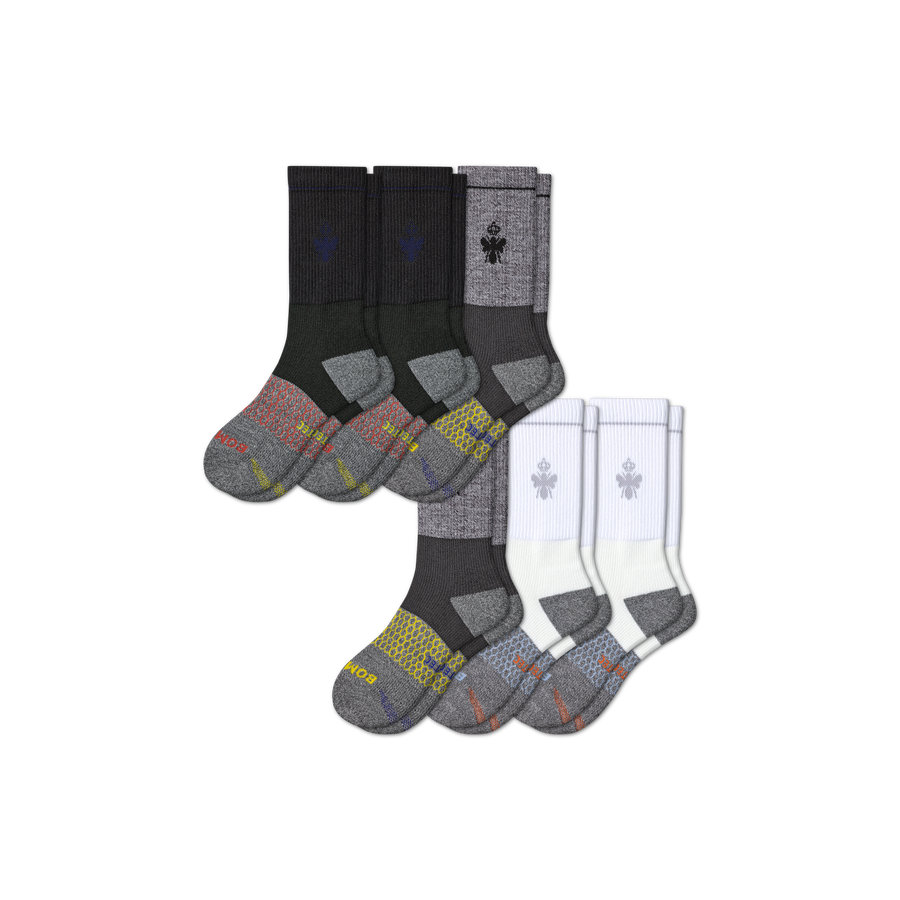 Men's Performance Targeted Compression Calf Sock 6-Pack - Recovery Gym Control