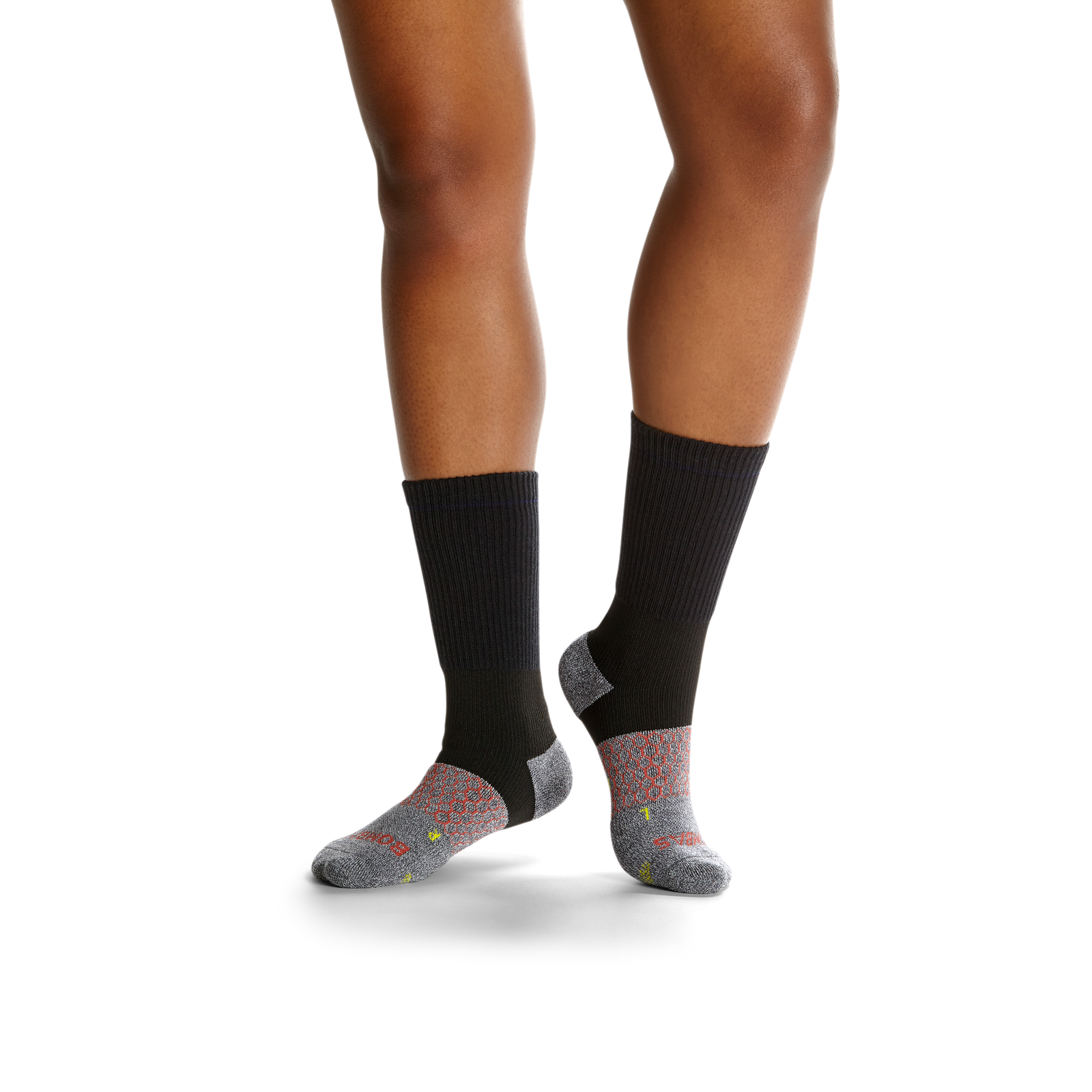 Women's All-Purpose Performance Work Calf Sock 6-Pack - white-black-mix - 3