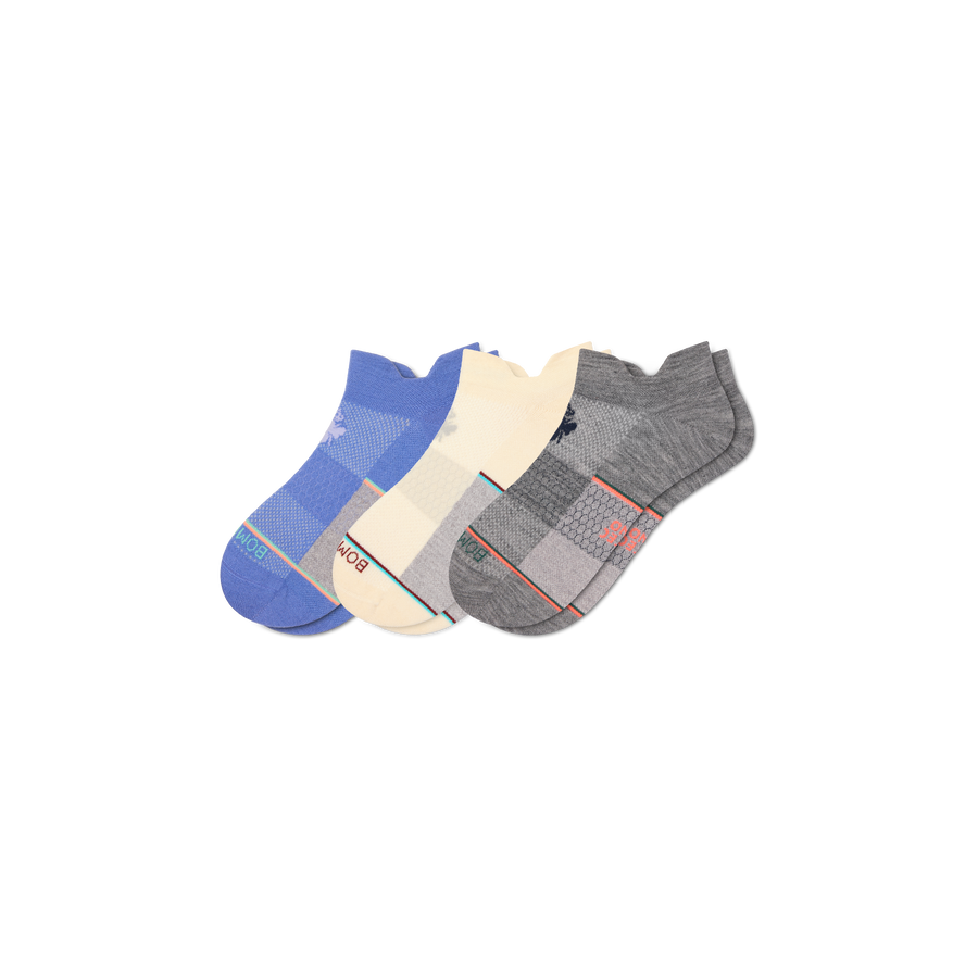 Women's UltraLite Sport Merino Wool Blend Ankle Sock 3-Pack - Soft Crew Comfort